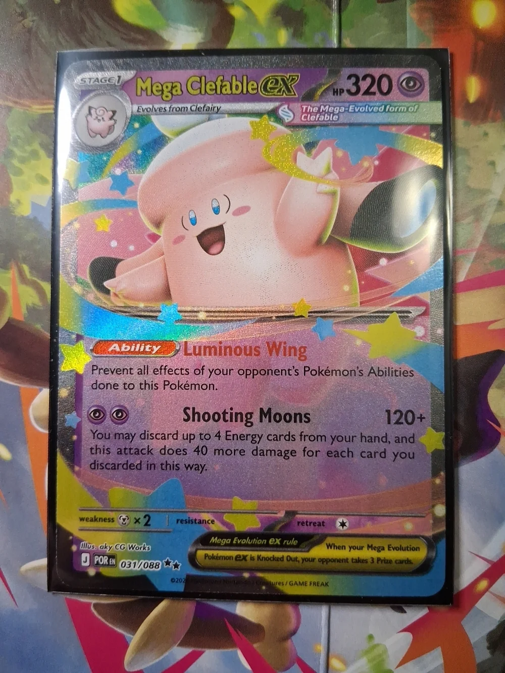 7ct Pokemon Mega Starmie ex + Mega Clefable ex & More ~ Pokemon Perfect Order